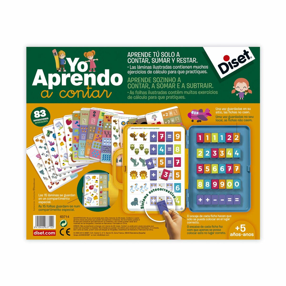 Educational Game Diset 63752 Learn to Add and Subtract Game-4